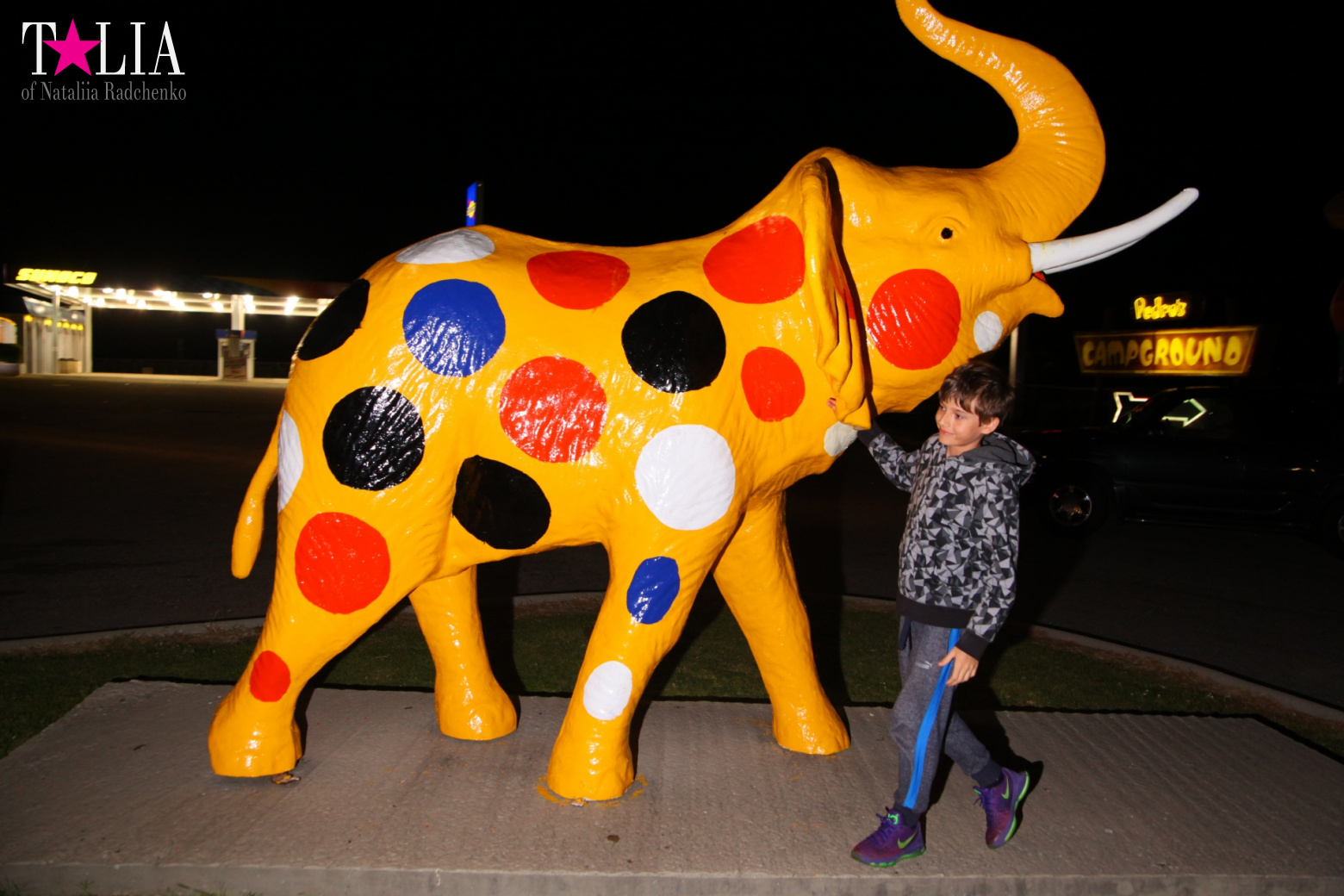 ''South of the Border". The middle of the way from New York to Miami by car